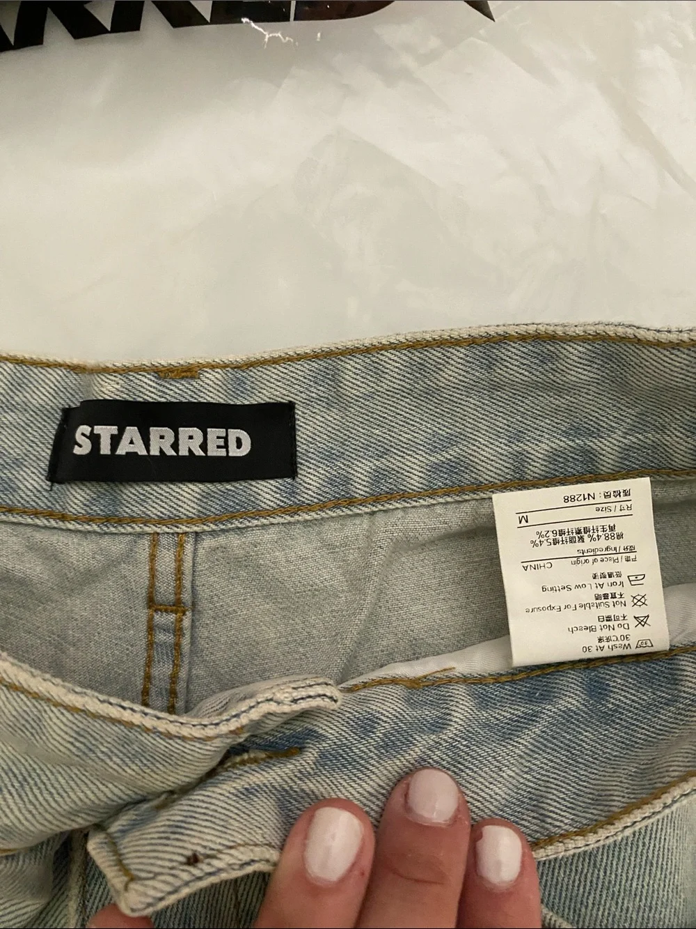 Starred Men Jean shorts